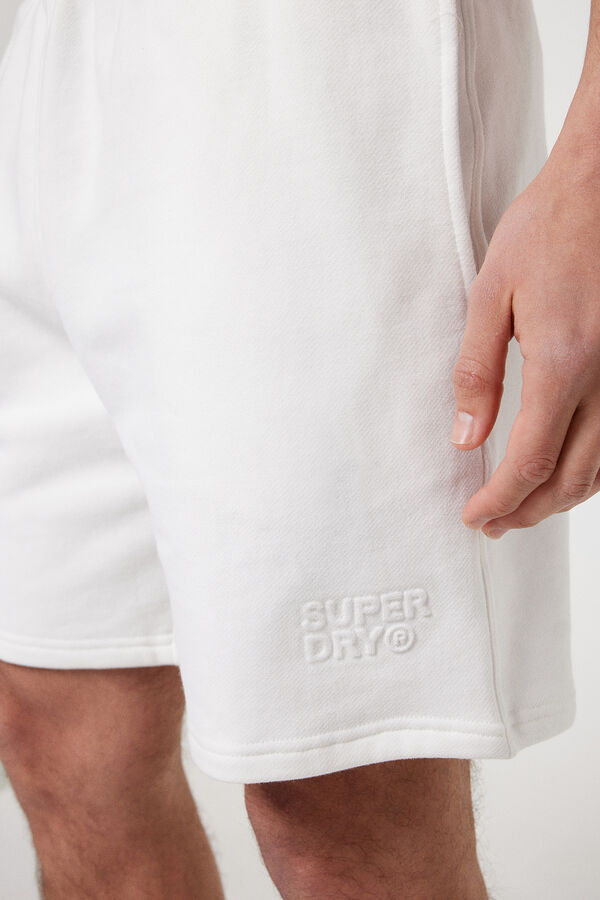 Springfield Sportswear emboss loose short blanco