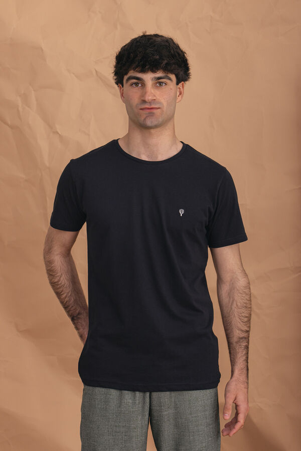 Celopman Camiseta b&aacute;sica negro