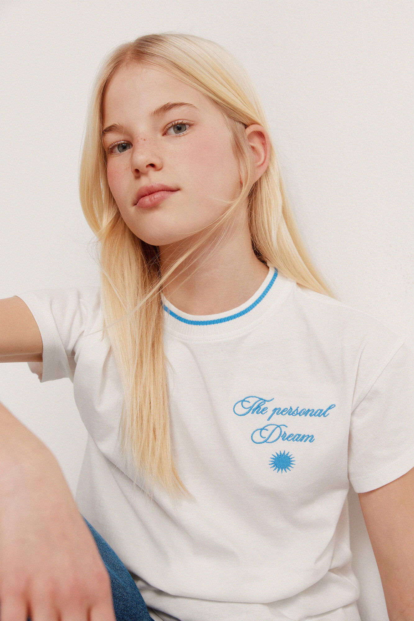 Springfield Kids T-shirt rebel manga curta para menina