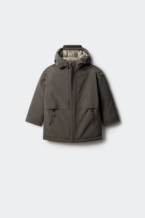 Springfield Kids Parka marrom para criança estampado