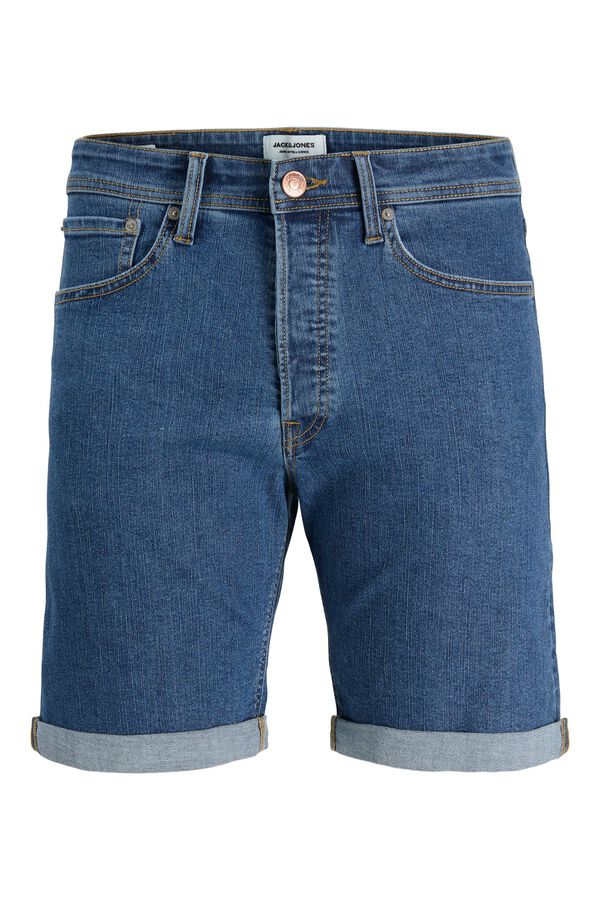 Jack & Jones PLUS Bermuda denim stretch azul