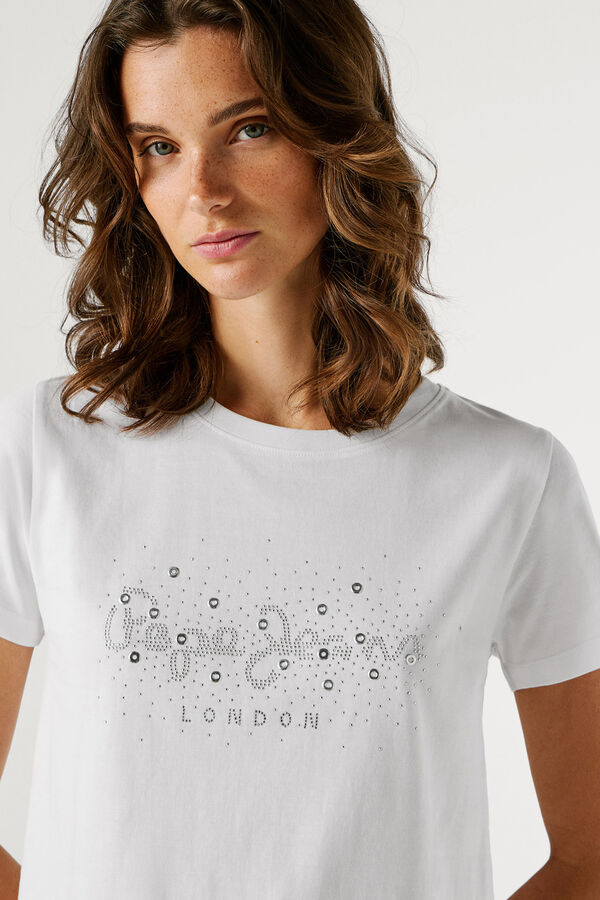 Pepe Jeans Camisola de manga curta branco