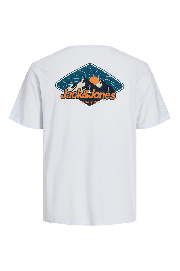 Jack & Jones T-shirt back print branco