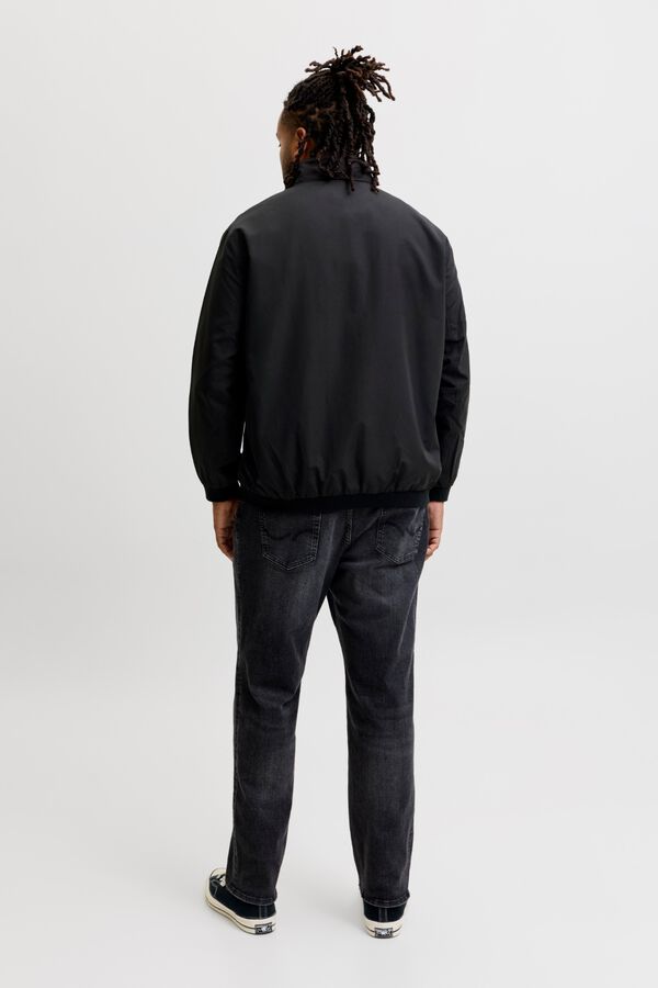 Jack & Jones PLUS Blus&atilde;o bomber preto