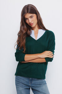 Springfield T-shirt gola combinada