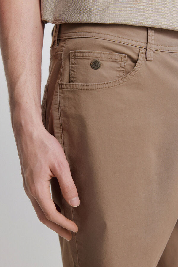 Springfield Bermudas leve 5 bolsos lavagem regular fit cru