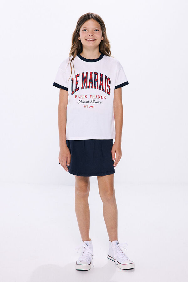 Springfield Le Marais girl's t-shirt white