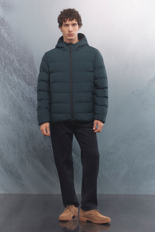 Springfield Casaco térmica acolchoada azul