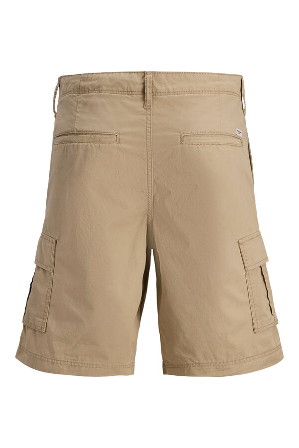 Jack & Jones Bermuda cargo relaxed castanho