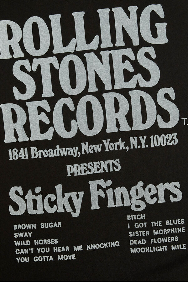 Jack & Jones T-shirt com estampa nas costas preto