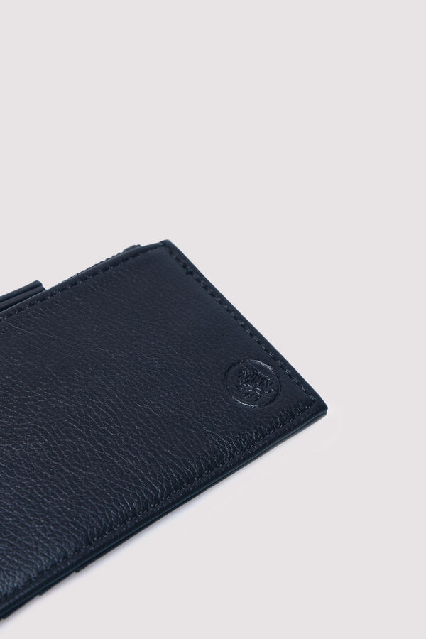 Springfield Carteira efeito pele preto castanho