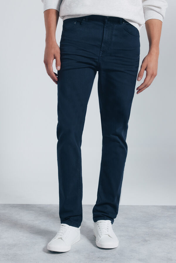 Springfield Calça slim fit com 5 calça azul