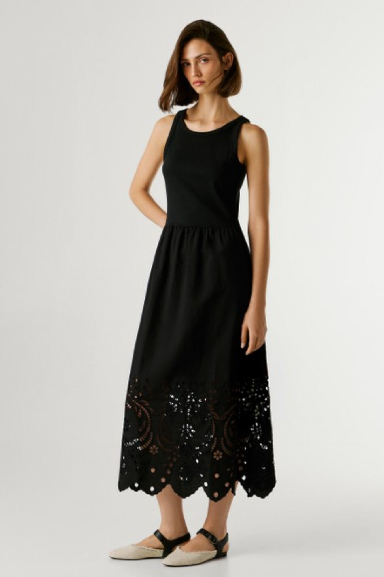 Pepe Jeans Vestido comprido sem mangas