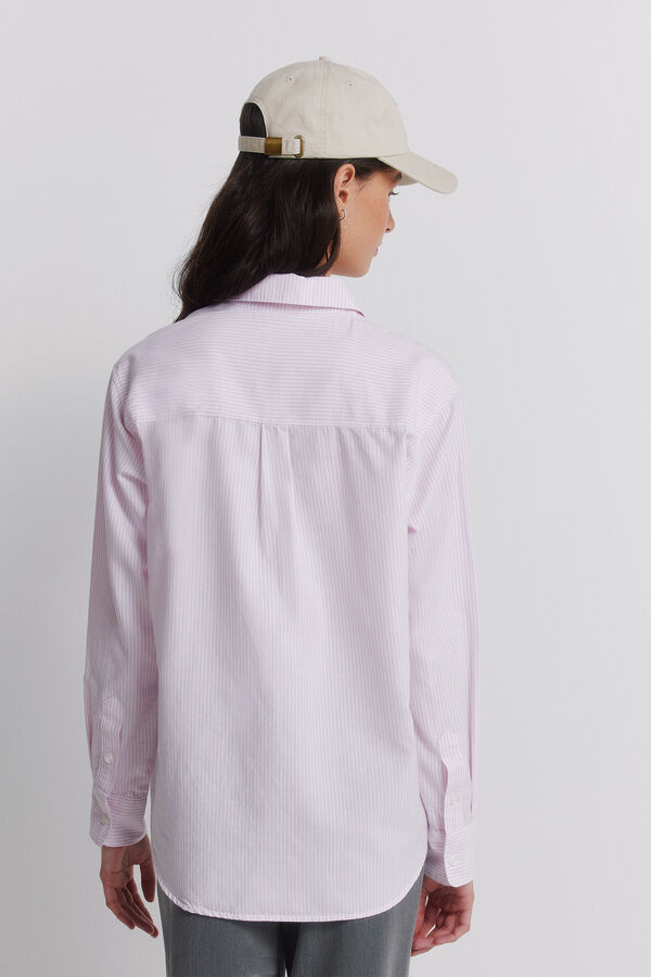 Springfield Oxford cotton shirt pink