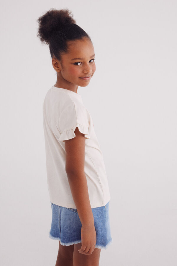 Springfield Kids Camiseta de menina Nice Things branco