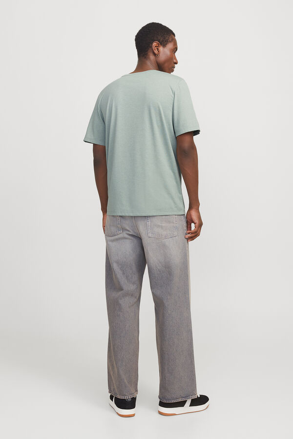 Jack & Jones T-shirt padr&atilde;o fit verde