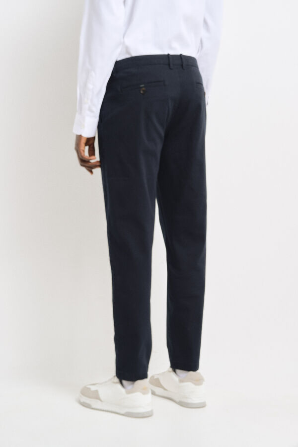 Springfield Slim fit comfort colour chinos blue