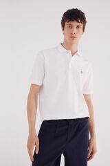 Springfield Polo piqué básico regular fit branco