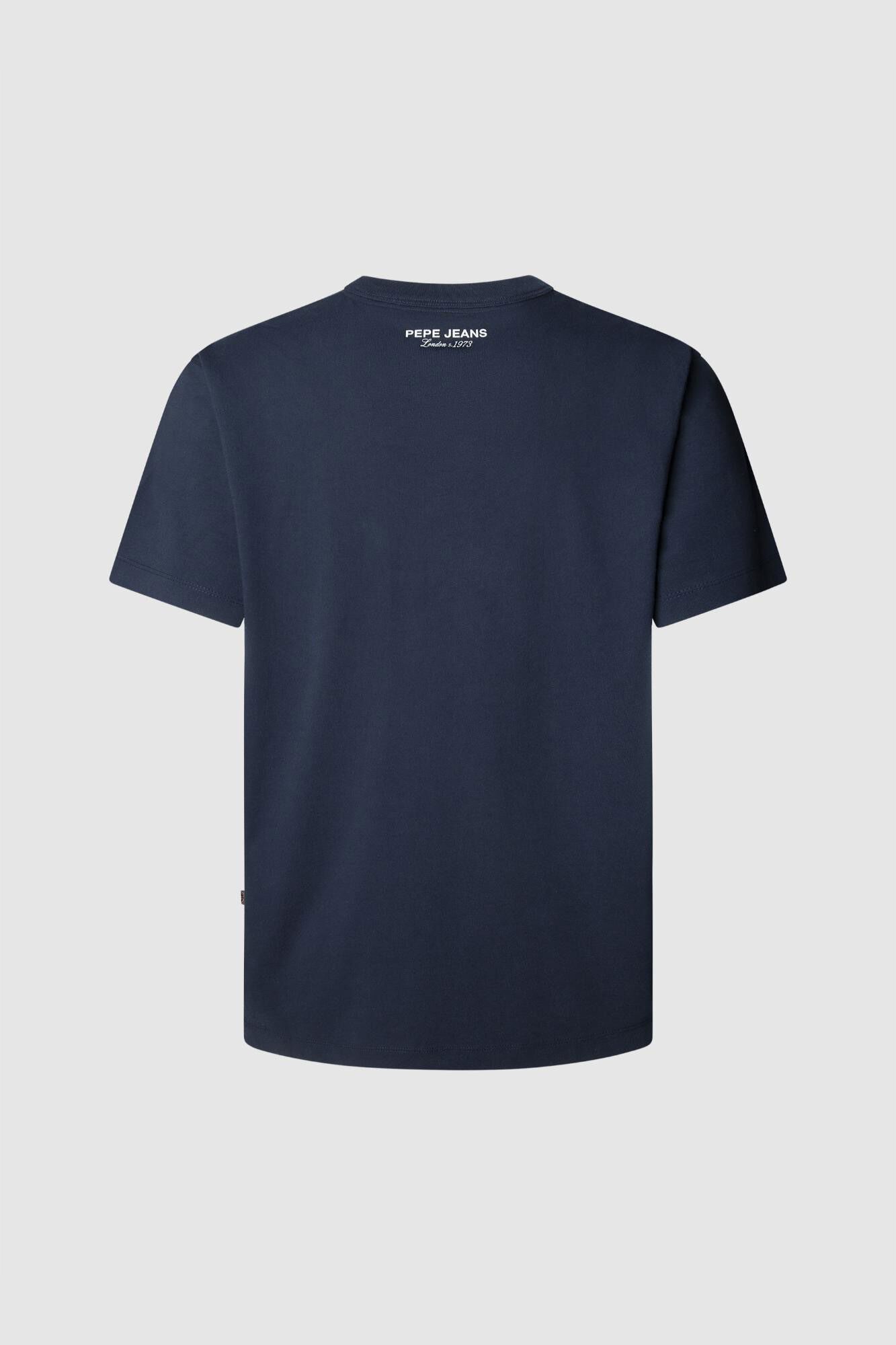 Pepe Jeans Camiseta estampada com logotipo de corte regular