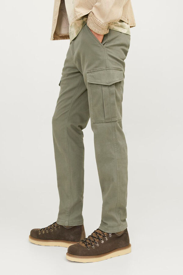 Jack & Jones Slim fit cargo pants nude