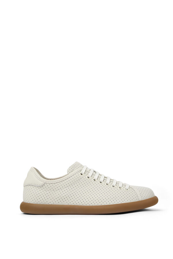 Camper Tênis Bege Nubuck  branco