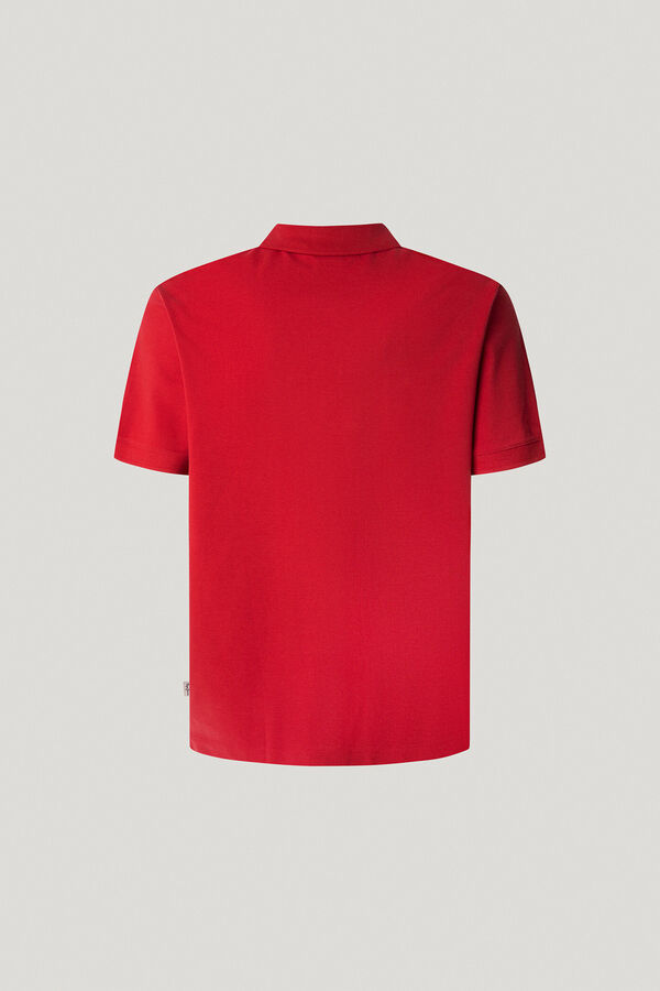 Pepe Jeans Polo Essential Logo Contraste vermelho