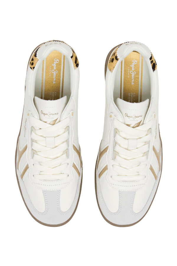 Pepe Jeans Zapatillas Con Detalles Animal Print blanco