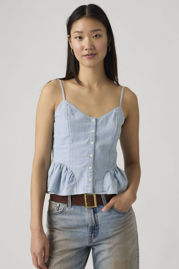 Levi's Top de al&ccedil;as azul
