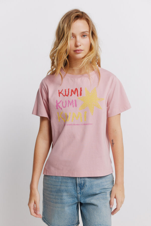 Springfield Camiseta KUMI Estrella marfil