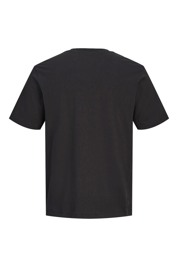 Jack & Jones PLUS T-shirt estampada de manga curta preto