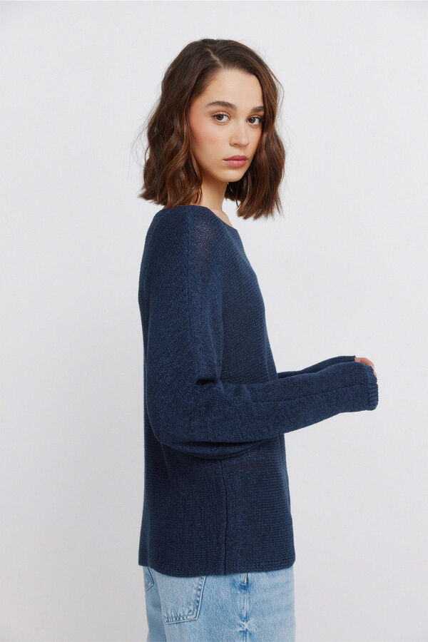 Springfield Boat neck jumper azul