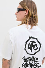 Jack & Jones T-shirt com estampa nas costas branco