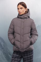 Springfield Casaco acolchoada Sorona Aura cinzento