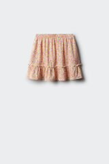 Springfield Kids Saia de flores para menina bege