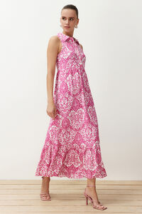 Trendyol Vestido comprido gola camiseira