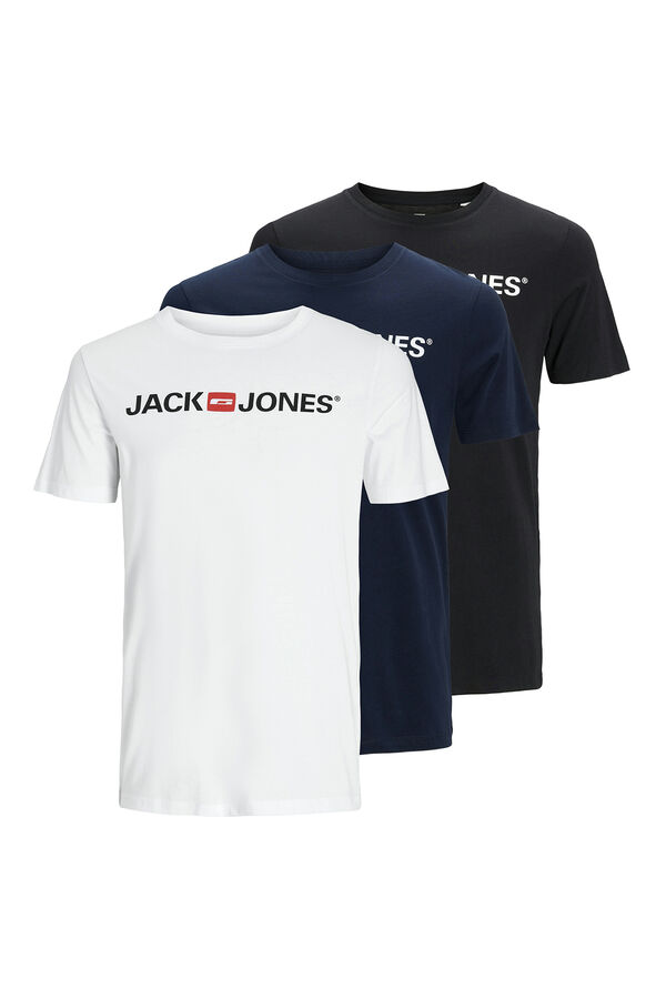 Jack & Jones Pack de 3 t-shirts branco