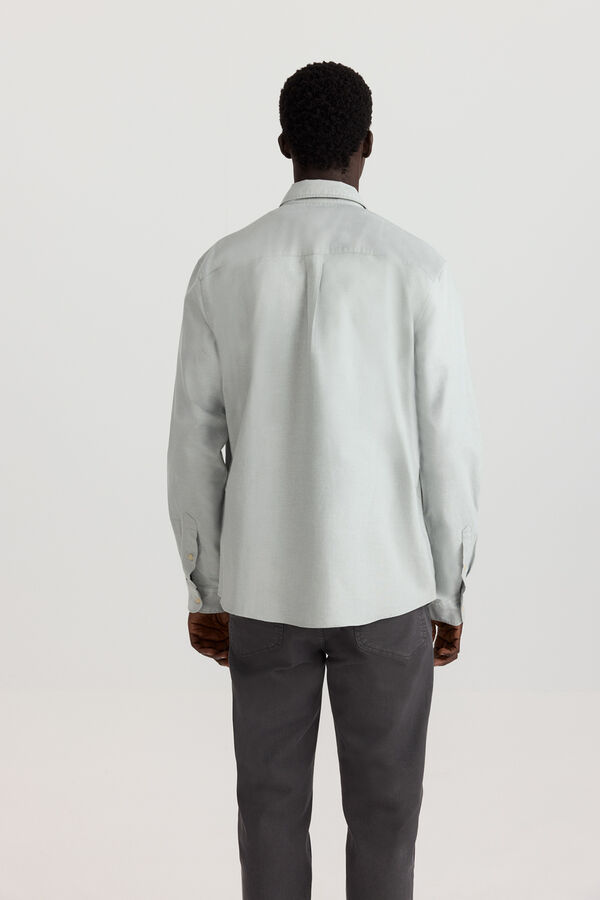 Springfield Camisa oxford leve verde