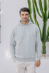 Celopman Sweatshirt com capuz canguru verde