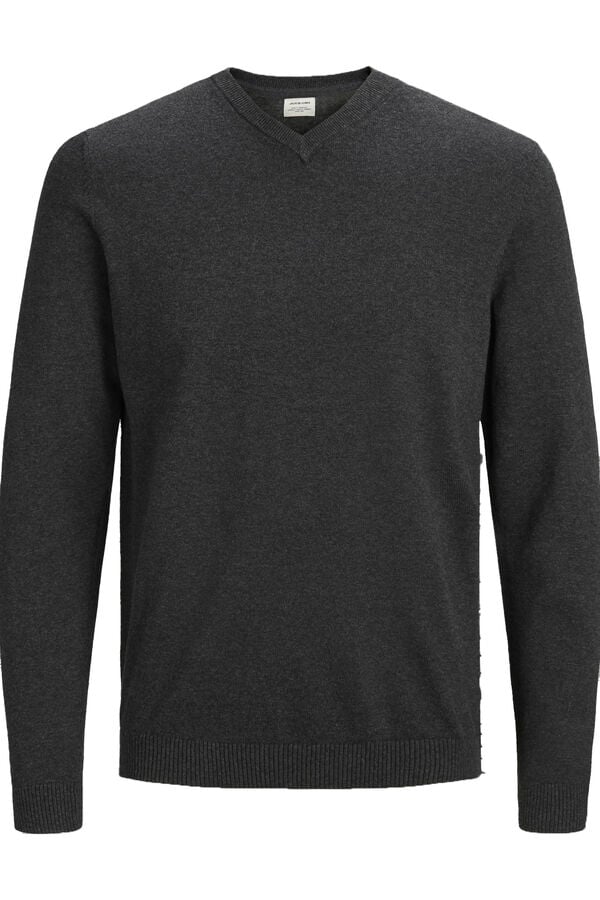 Jack & Jones Camisola de ajuste regular cinzento