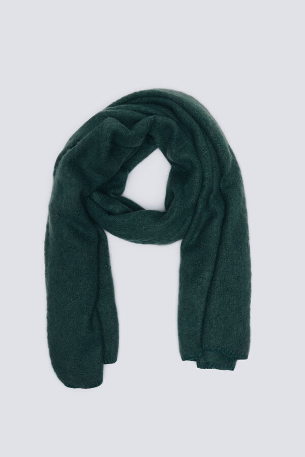 Springfield Cachecol liso e macio ao toque verde