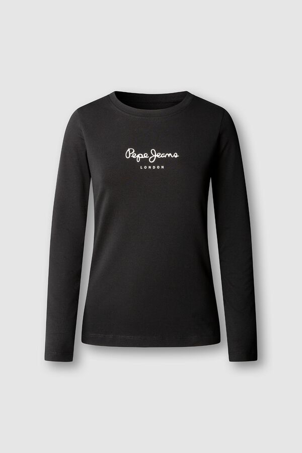 Pepe Jeans Short sleeve slim fit T-shirt black