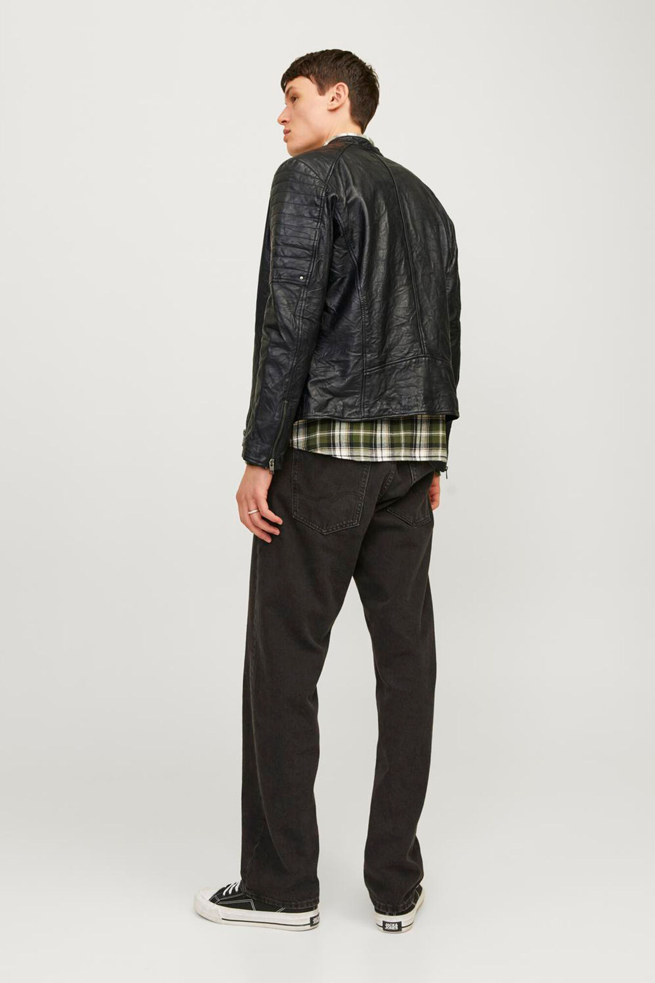 Jack & Jones Blus&atilde;o biker pele