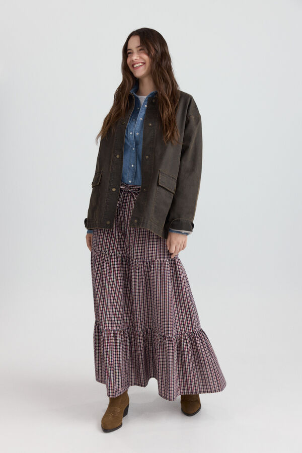 Springfield Casaco oversize com bolsos cru