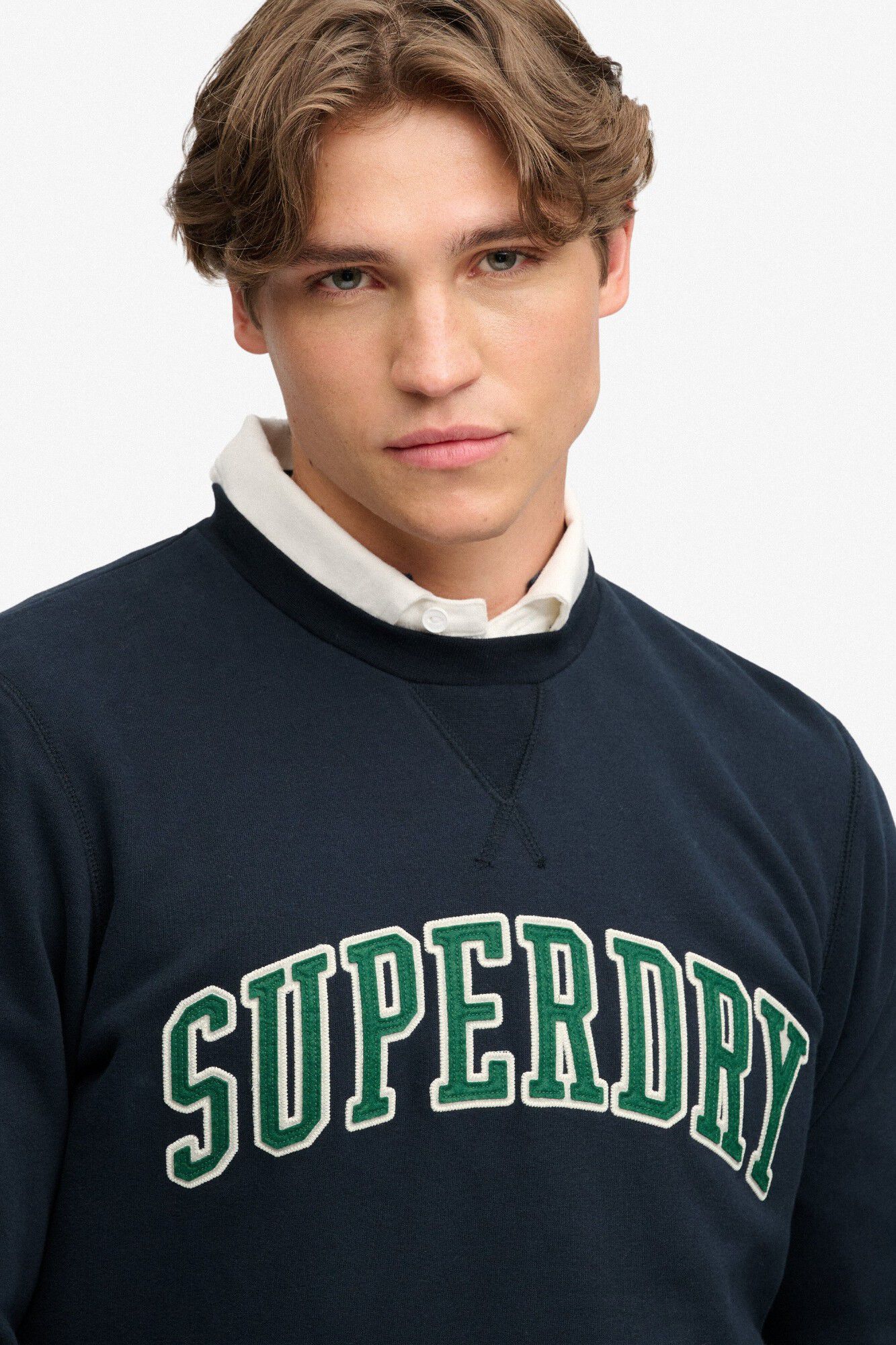Superdry Sweatshirt gola redonda logo