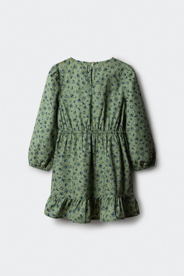 Springfield Kids Vestido flores menina verde