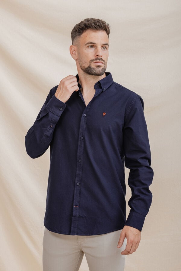 Celopman Camisa Oxford azul