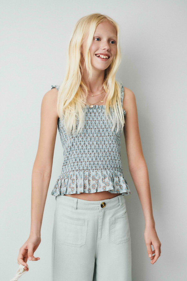 Springfield Kids Top sellos ni&ntilde;a verde