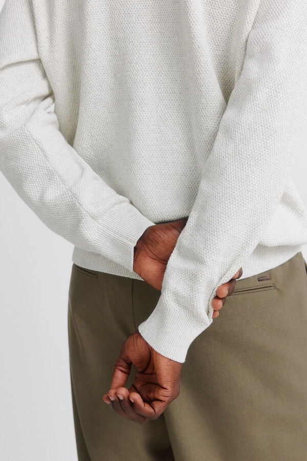 Springfield Camisola de estrutura dupla cinzento