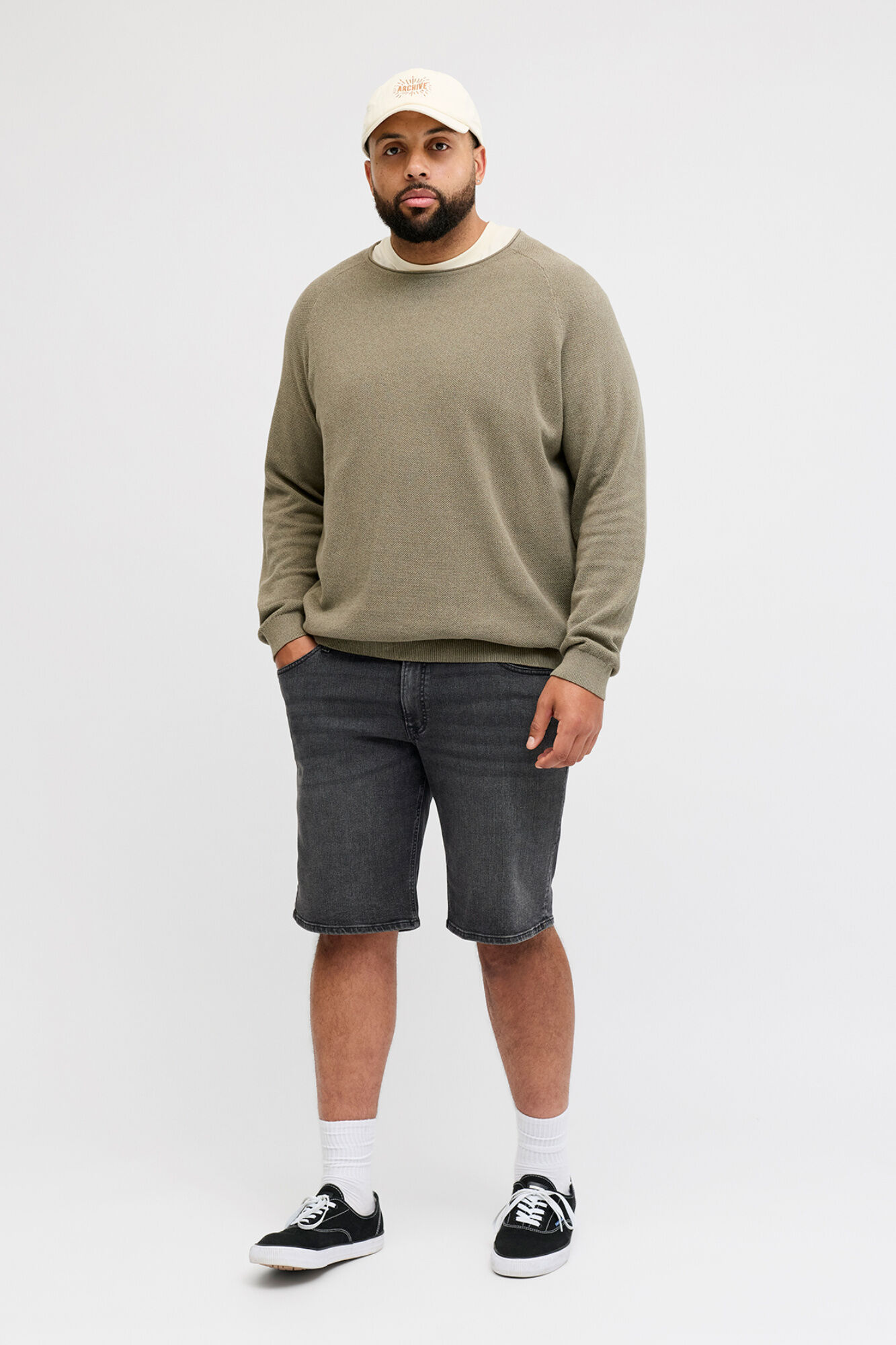 Jack & Jones PLUS Bermuda denim regular
