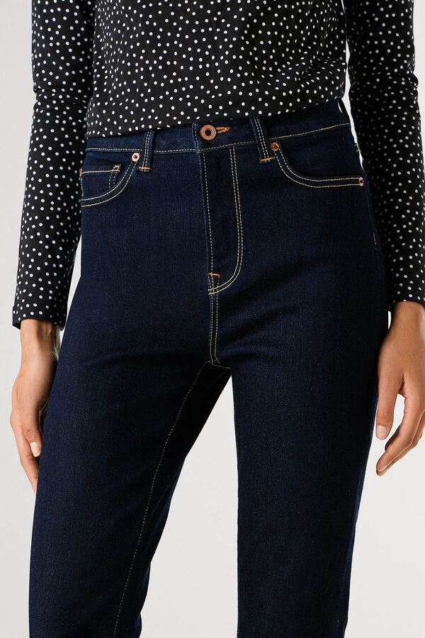 Pepe Jeans Pantal&oacute;n vaquero acampanado tiro alto azul